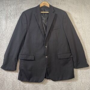Vintage Lauren Ralph Lauren Blazer Mens 46L Black Wool SportCoat Jacket Canada